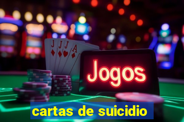 cartas de suicidio